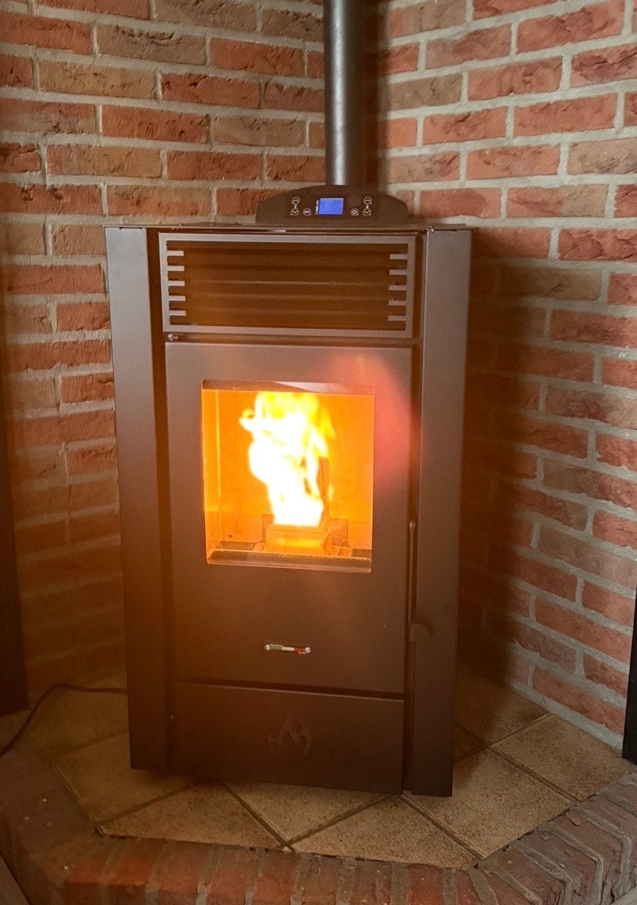 Mondena Pelletkachel 10 kW met 5 jaar garantie, Ophalen of Verzenden, Nieuw, Pelletkachel