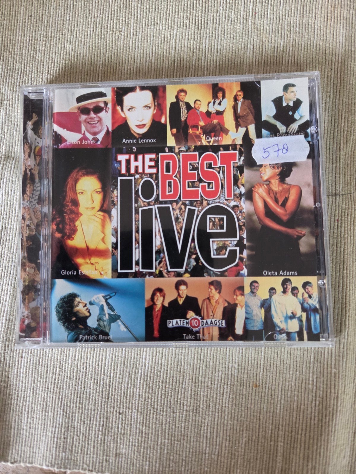 The Best Live CD - Diverse artiesten, pop/rock hits, Cd's en Dvd's, Ophalen of Verzenden, Gebruikt, Pop, Live-album