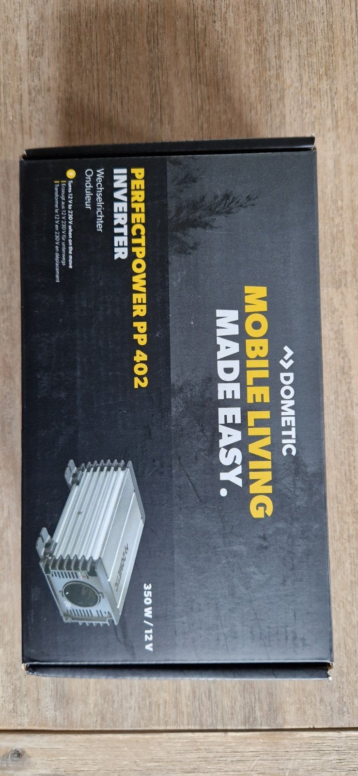 Dometic PerfectPower PP 402 Inverter 350W/12V - Als nieuw, Caravans en Kamperen, Caravan accessoires, Ophalen of Verzenden, Zo goed als nieuw