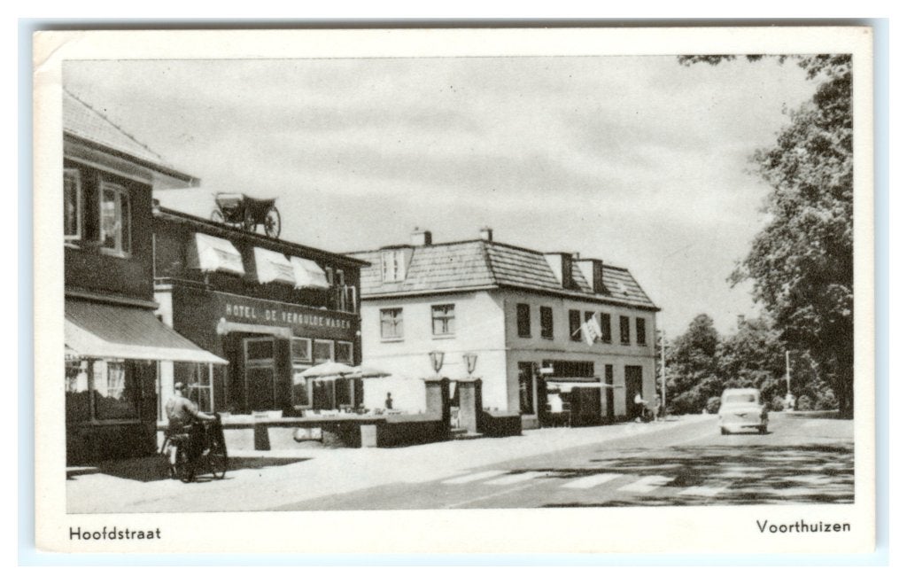 Voorthuizen, Hoofdstraat, Ophalen of Verzenden, 1940 tot 1960, Gelopen, Gelderland