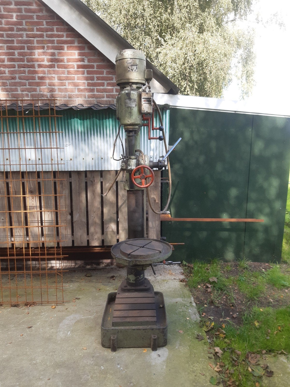 kolomboormachine, Ophalen, Gebruikt, Kolomboormachine