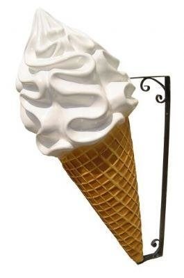 Softijsje of Schepijsje 140 cm - ijshoorn hangend of staand, Ophalen, HorecaBeelden, Overige typen, Nieuw