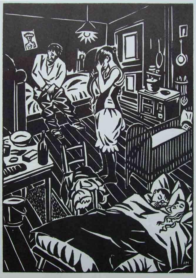 Mooie kunst bij het Grafiekkabinet Frans Masereel, Ophalen of Verzenden