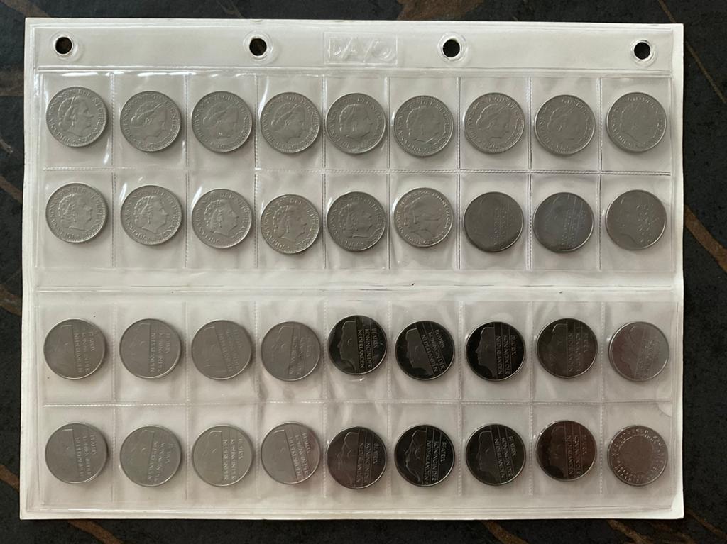 36 x 1 GULDEN - NIKKEL - JULIANA / BEATRIX - 1967-2001, Postzegels en Munten, Munten | Nederland, Ophalen of Verzenden, 1 gulden