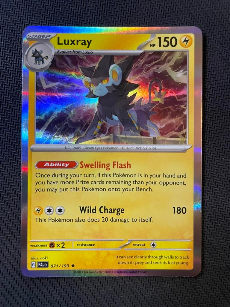 Luxray 071/193 Rare Holo Paldea Evolved Packfresh, Verzenden, Zo goed als nieuw