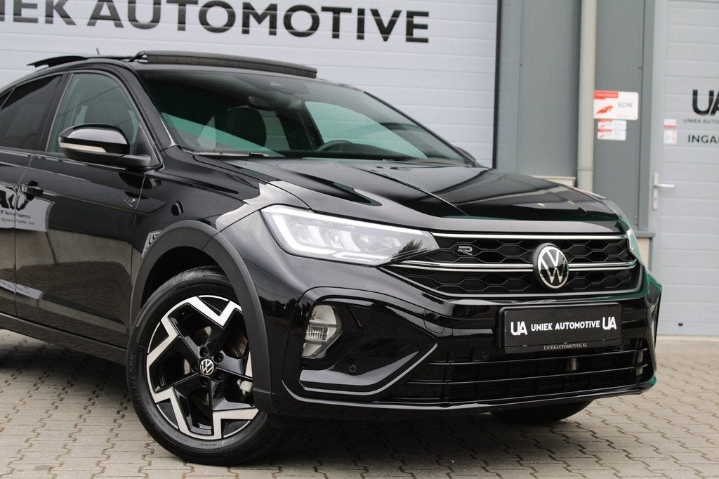 Volkswagen Taigo 1.0 TSI 116 PK | R LINE | PANO | CARPLAY |, Auto's, Volkswagen, Voorwielaandrijving, Stof, Gebruikt, Zwart