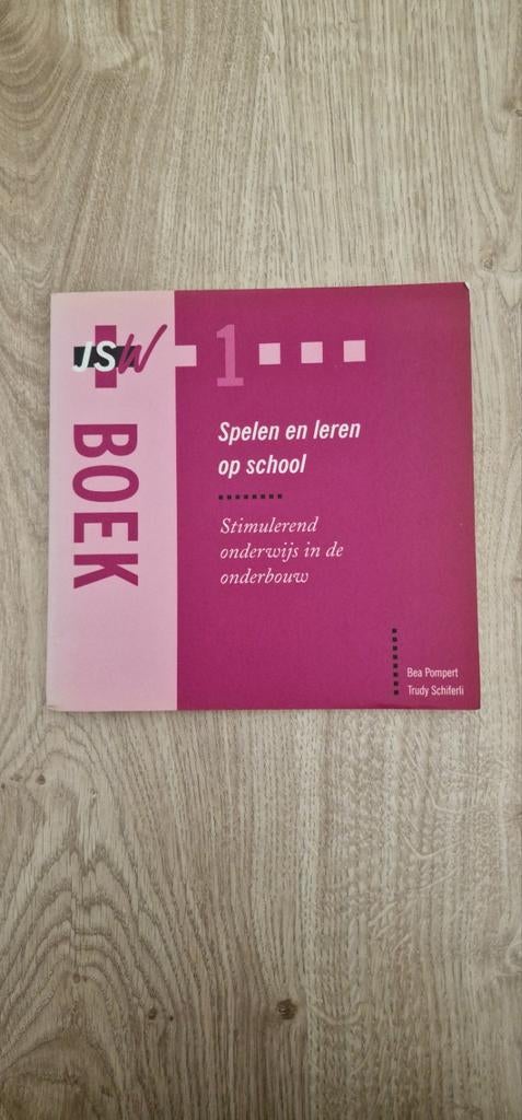 B. Pompert - JSW boek Spelen en leren op school, Ophalen of Verzenden, Zo goed als nieuw, B. Pompert; T. Schiferli
