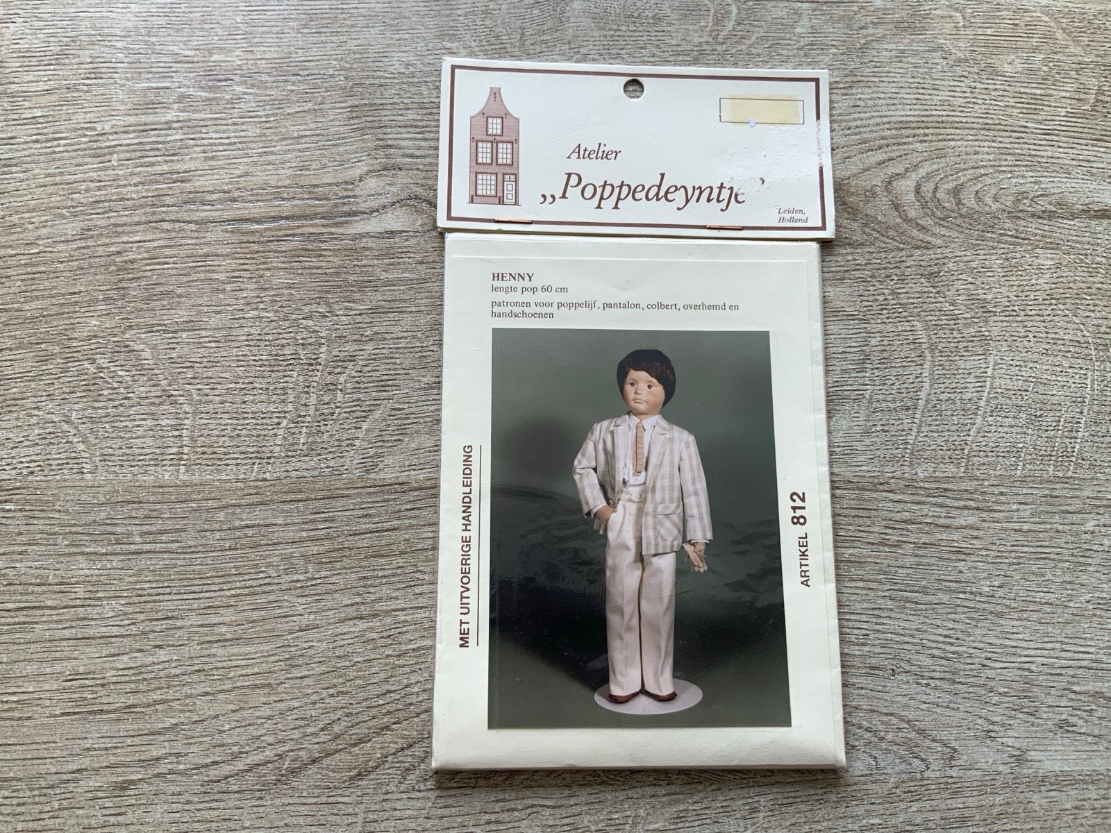 Vintage "Henny" patroon Atelier "Poppedeyntje" Art. 812, Ophalen of Verzenden, Nieuw, Overige typen