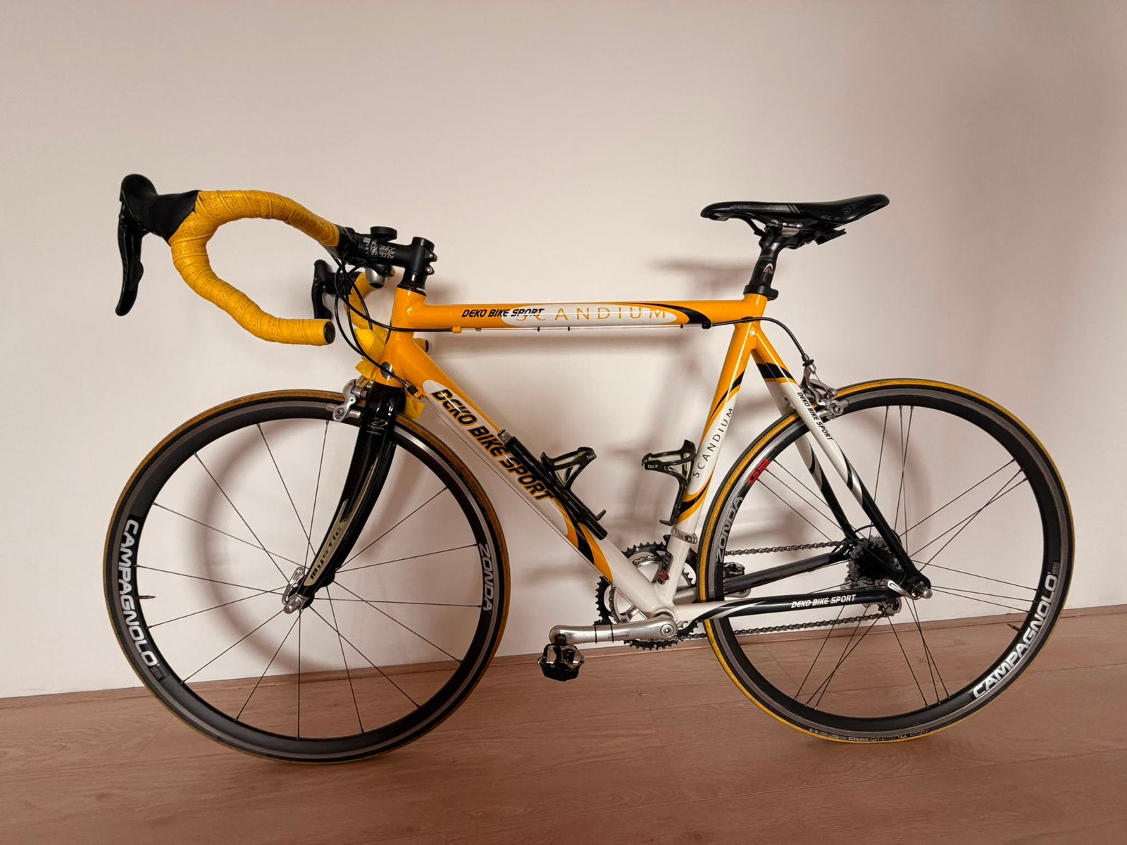 Ridley Scandium racefiets 57 cm – Campagnolo Chorus / Zonda, 28 inch, Aluminium, Zo goed als nieuw, 15 tot 20 versnellingen