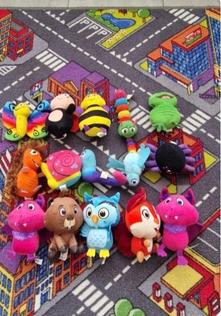 Leuke knuffels en knuffeldoekjes - Diverse dieren, Kinderen en Baby's, Ophalen, Gebruikt, Overige typen, Meerkleurig