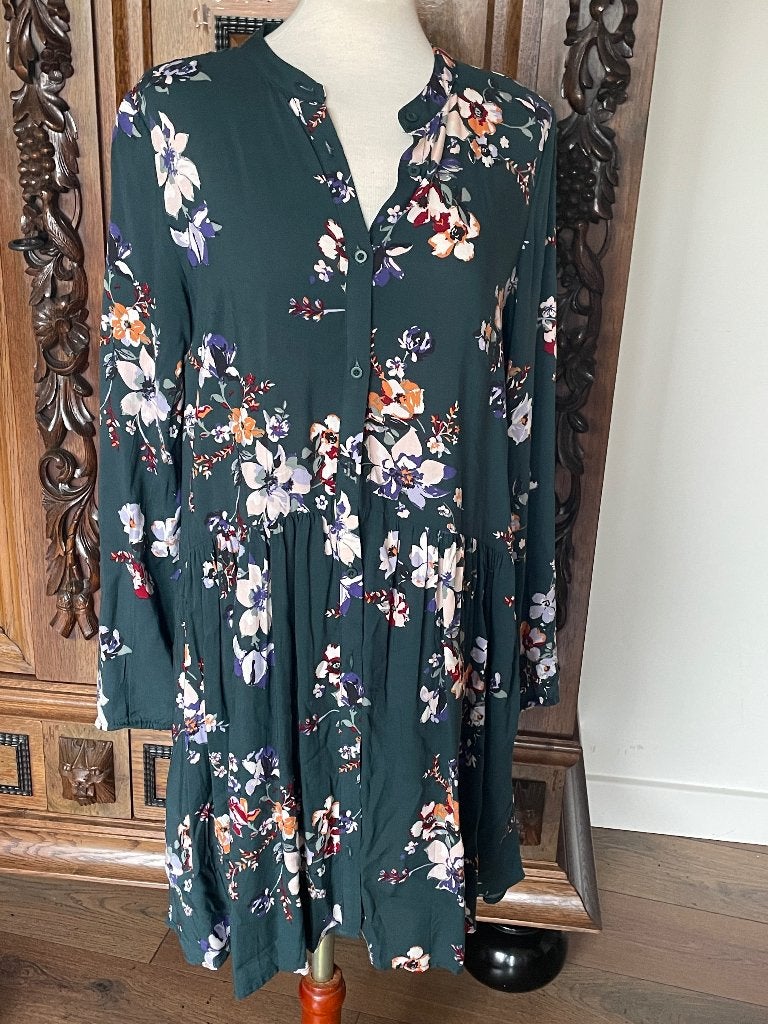 Jean Pascale viscose ruimvallend jurkje maat S  nieuw, Kleding | Dames, Nieuw, Ophalen of Verzenden, Jean Pascale, Maat 36 (S)