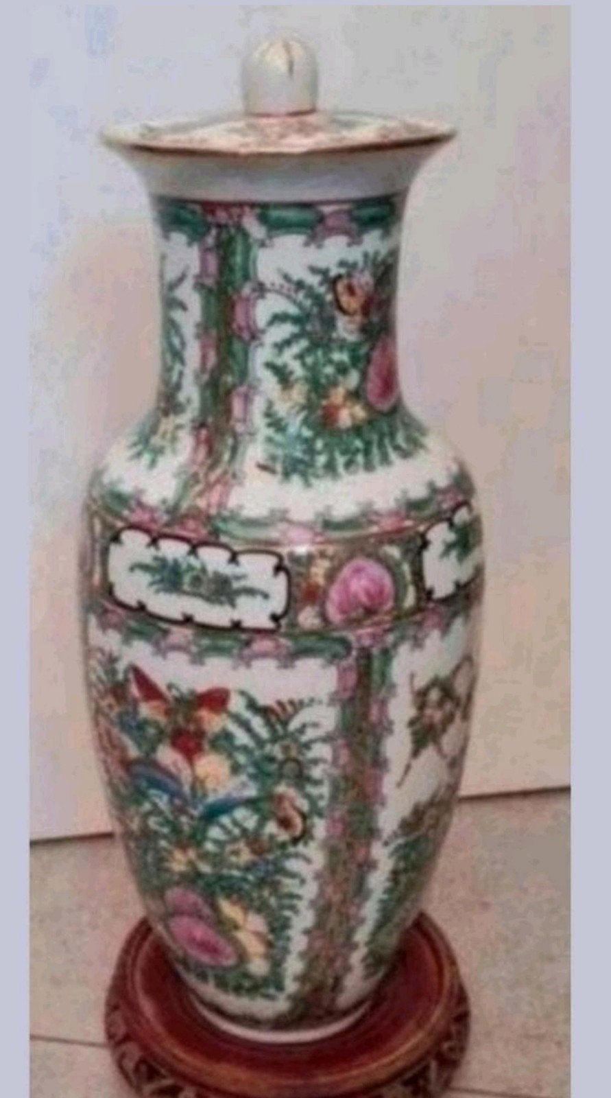 Antieke Chinese Vaas met Deksel, Ophalen of Verzenden