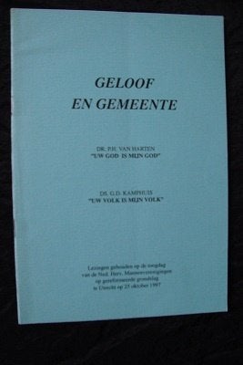 GELOOF EN GEMEENTE  dr PH van Harten Uw God is mijn God, Ophalen of Verzenden, Zo goed als nieuw