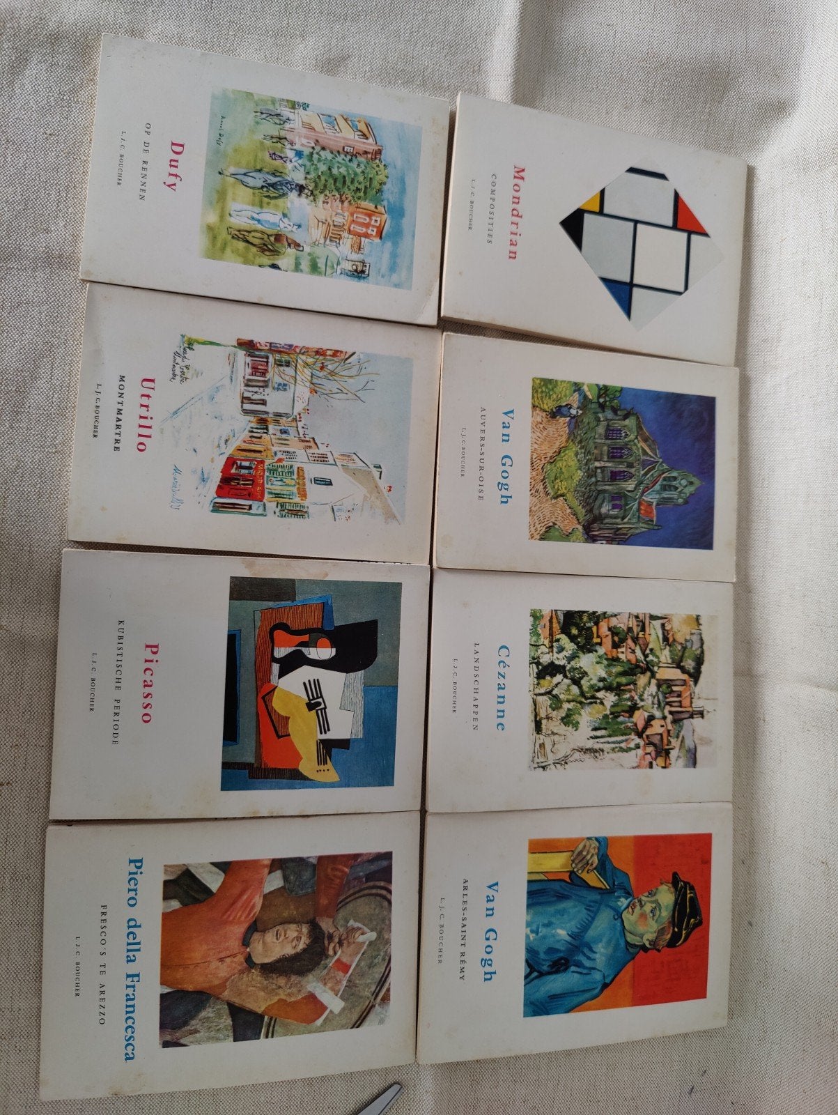 kunstboekjes zie foto, Ophalen of Verzenden, Gelezen, Schilder- en Tekenkunst, Diverse auteurs