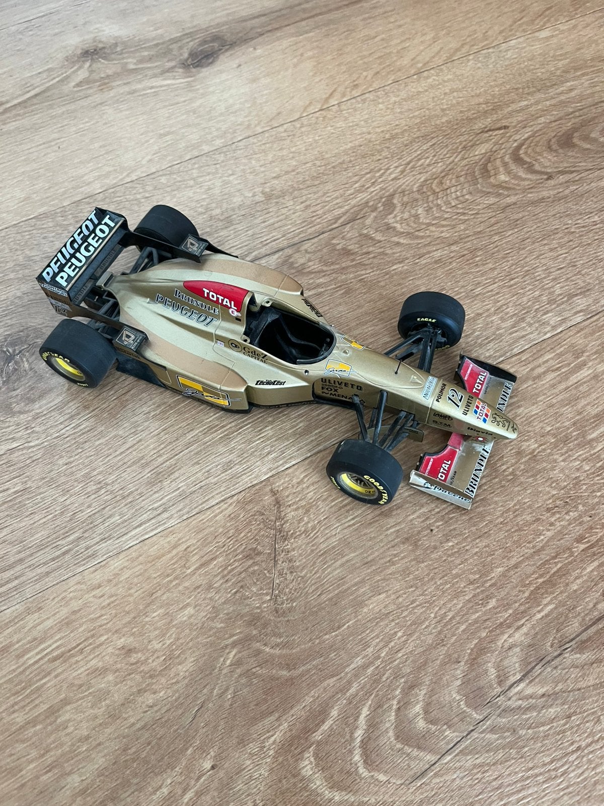 Jordan Peugeot 196 Paul’s Model Art Minichamps, Ophalen of Verzenden, Gebruikt, MiniChamps
