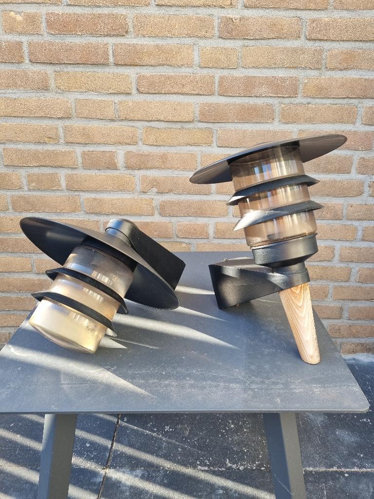 Te koop buitenlampen, Tuin en Terras, Kunststof, Gebruikt, Wandlamp, Ophalen of Verzenden