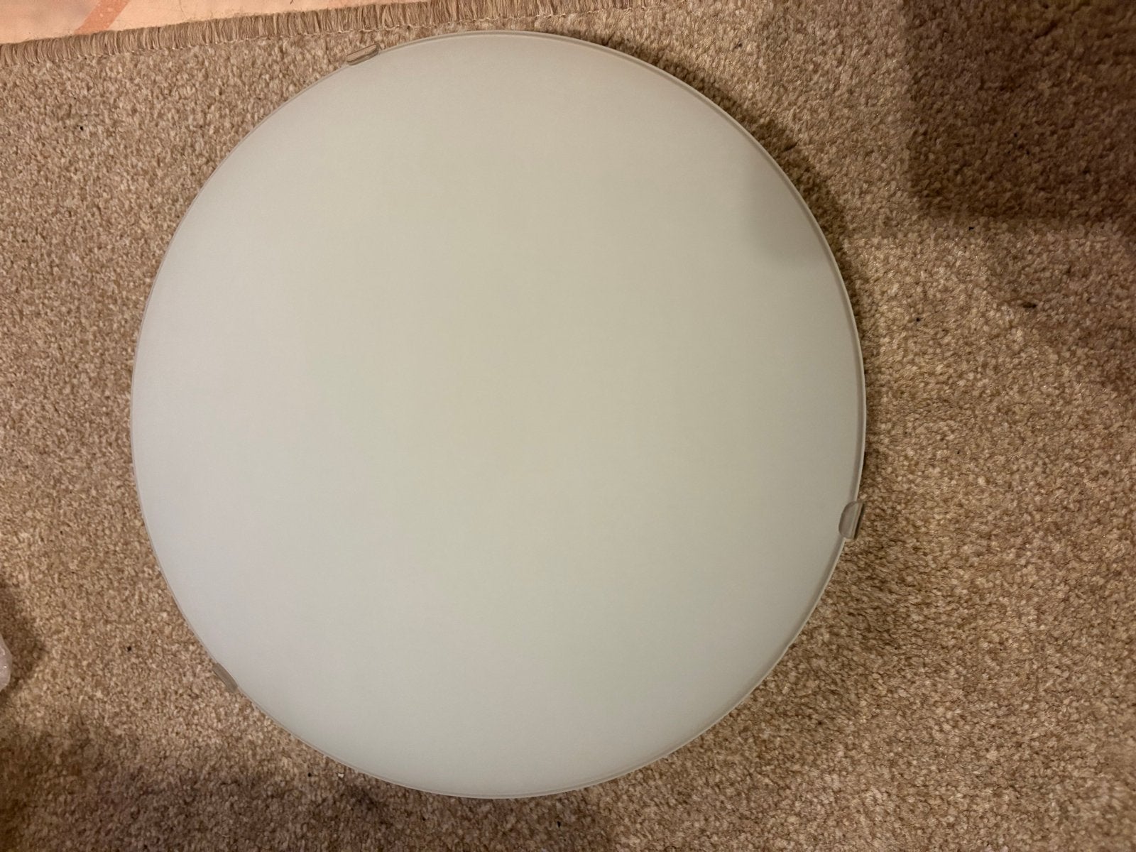 IKEA Plafondlamp - Wit, Modern Design, Gebruikt, Inclusief lichtbron, Modern, Wit