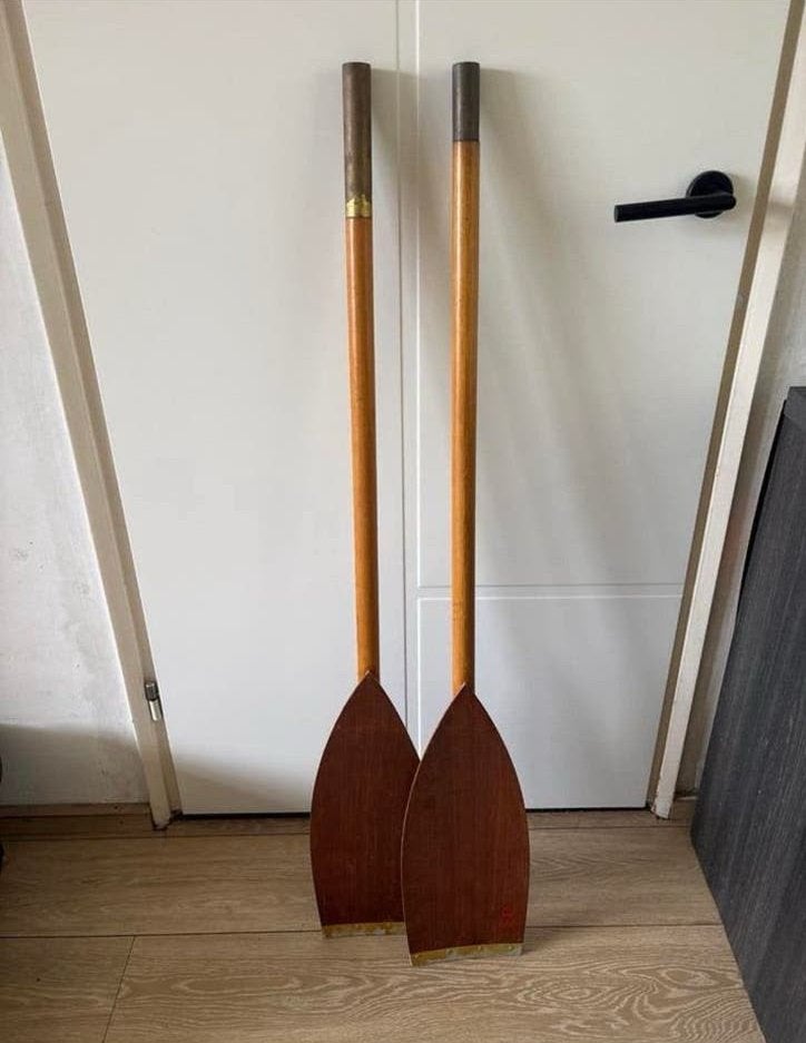 Vintage roeispanen, Ophalen of Verzenden, Gebruikt