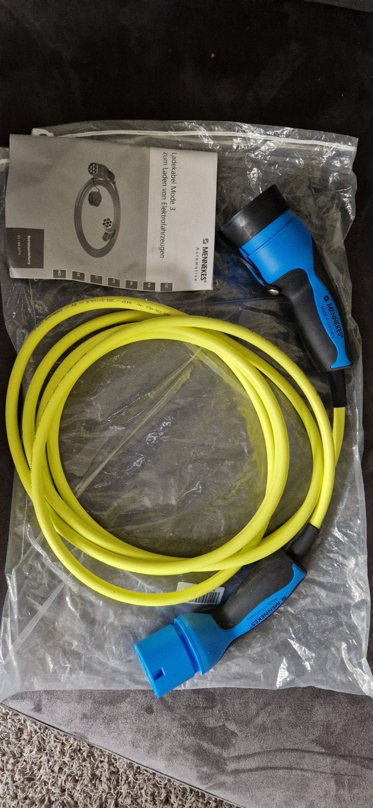 Mennekes Oplaadkabel Mode 3 voor Elektrische Voertuigen, Ophalen of Verzenden, Nieuw