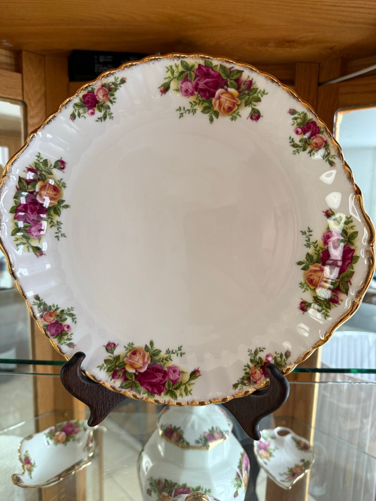 Royal Albert Old Country Roses Serveerschaal, Huis en Inrichting, Ophalen of Verzenden, Overige stijlen, Porselein, Schaal of Schalen