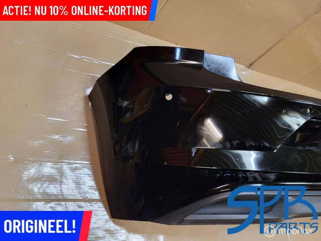 ACHTERBUMPER Vw POLO 2G AW1 LC9X 4xPDC ZWART BUMPER DIFFUSER, Gebruikt, VOLKSWAGEN, Volkswagen, Ophalen of Verzenden