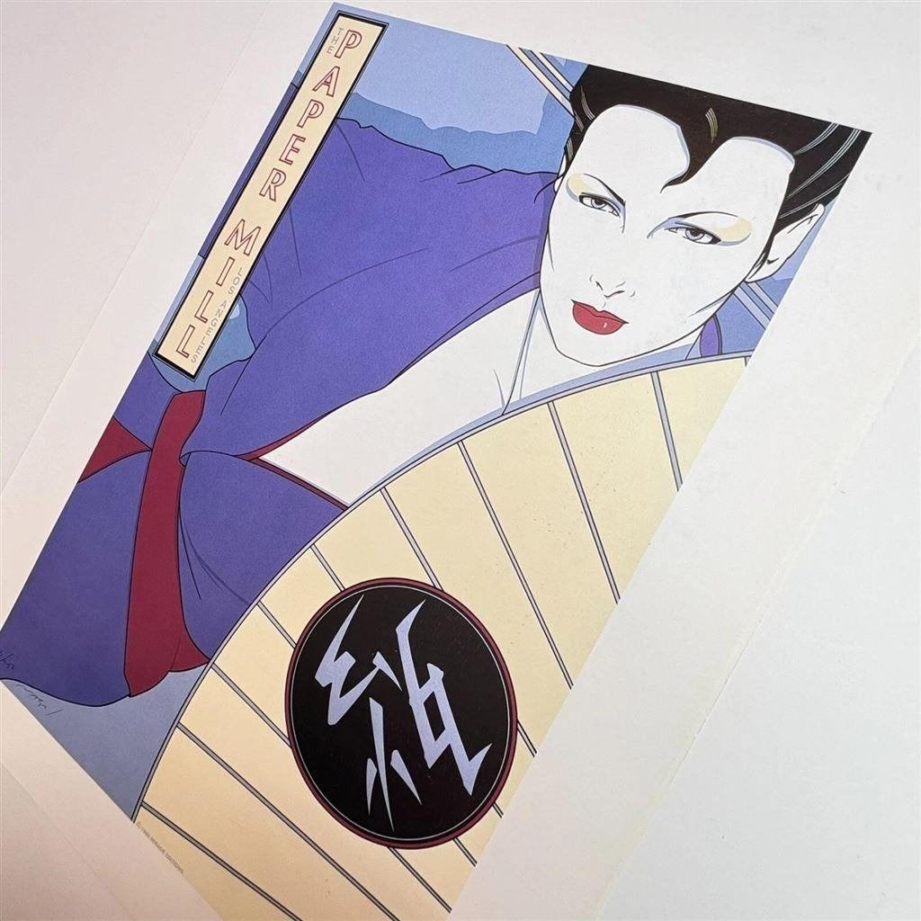 vintage jaren 80 Patrick Nagel bookplate print pop art, Verzenden, Nieuw, A1 t/m A3, Film en Tv