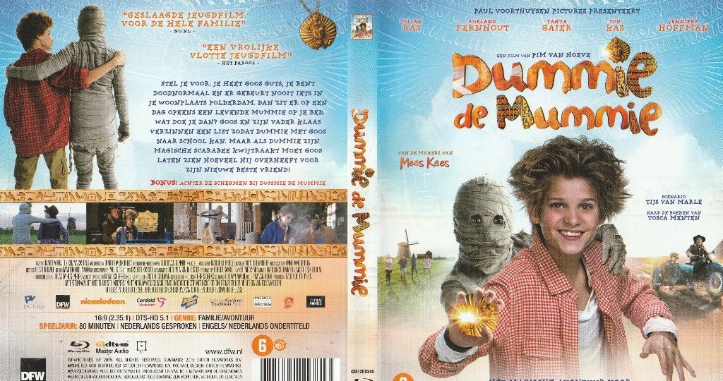 Dummie de mummie blu ray, Engels, Nederlands, Film, Ophalen of Verzenden