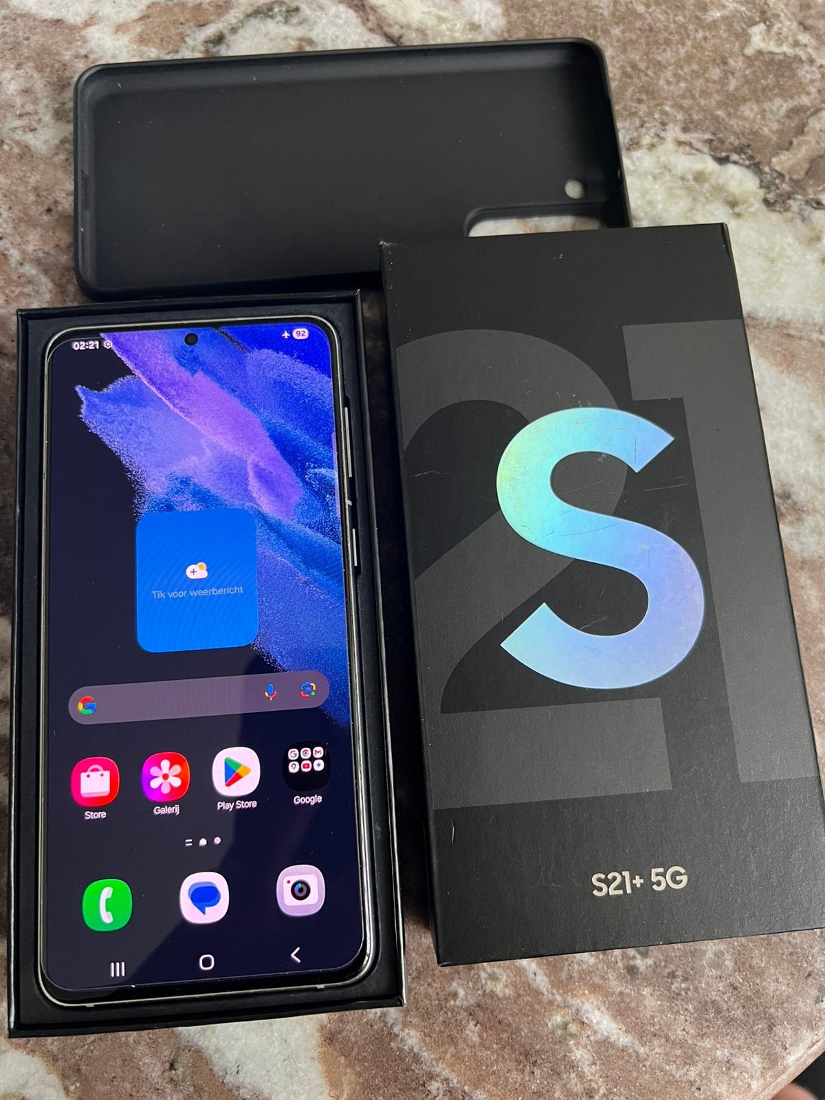Te koop aangeboden: een Samsung Galaxy S21+ 5G met 128GB, Zwart, Ophalen of Verzenden, Zo goed als nieuw, Zonder simlock