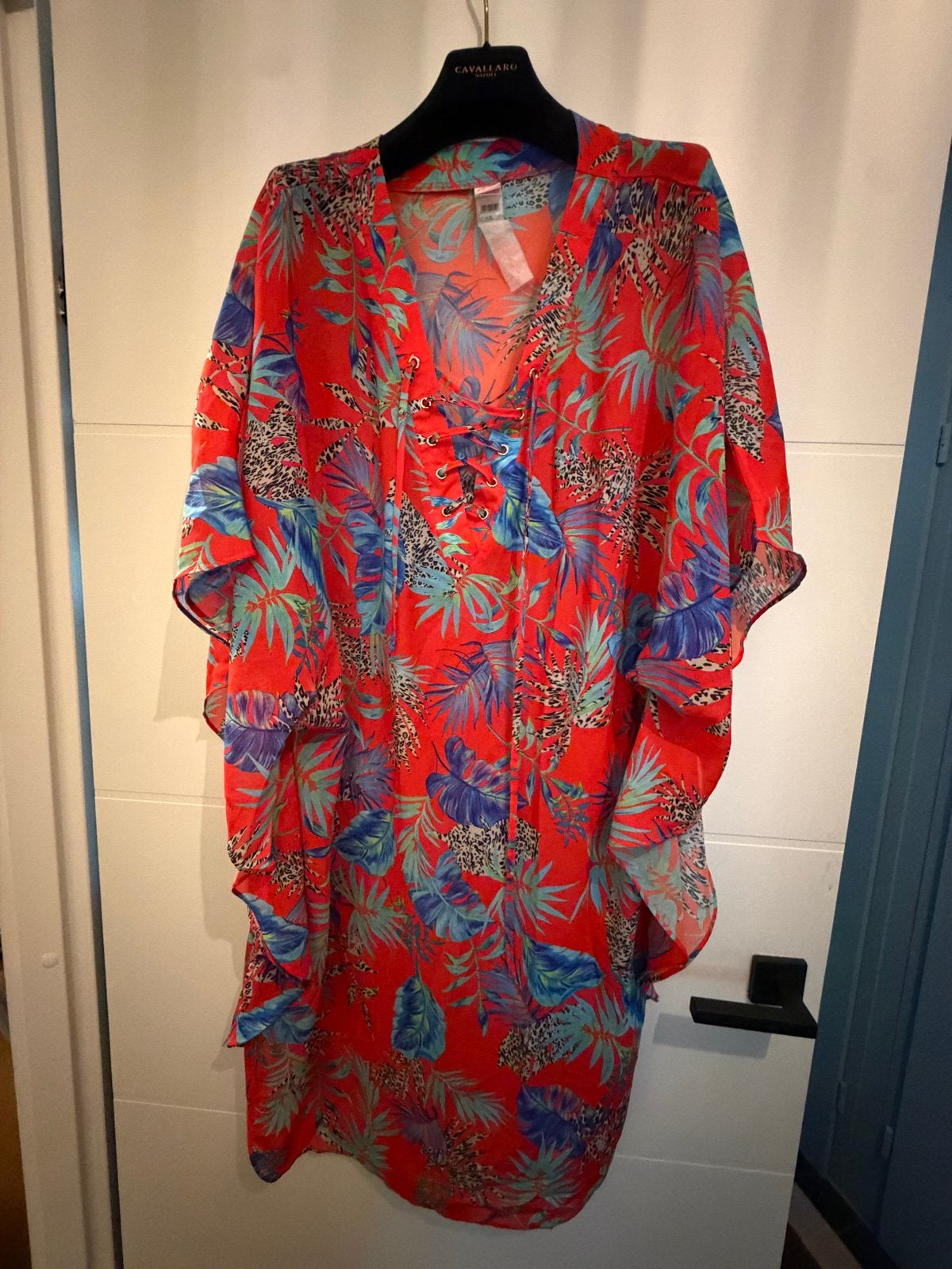 Anita Bikini en bijpassende kaftan, maat M (40/42), Ophalen of Verzenden, Zo goed als nieuw, Rood, Bikini