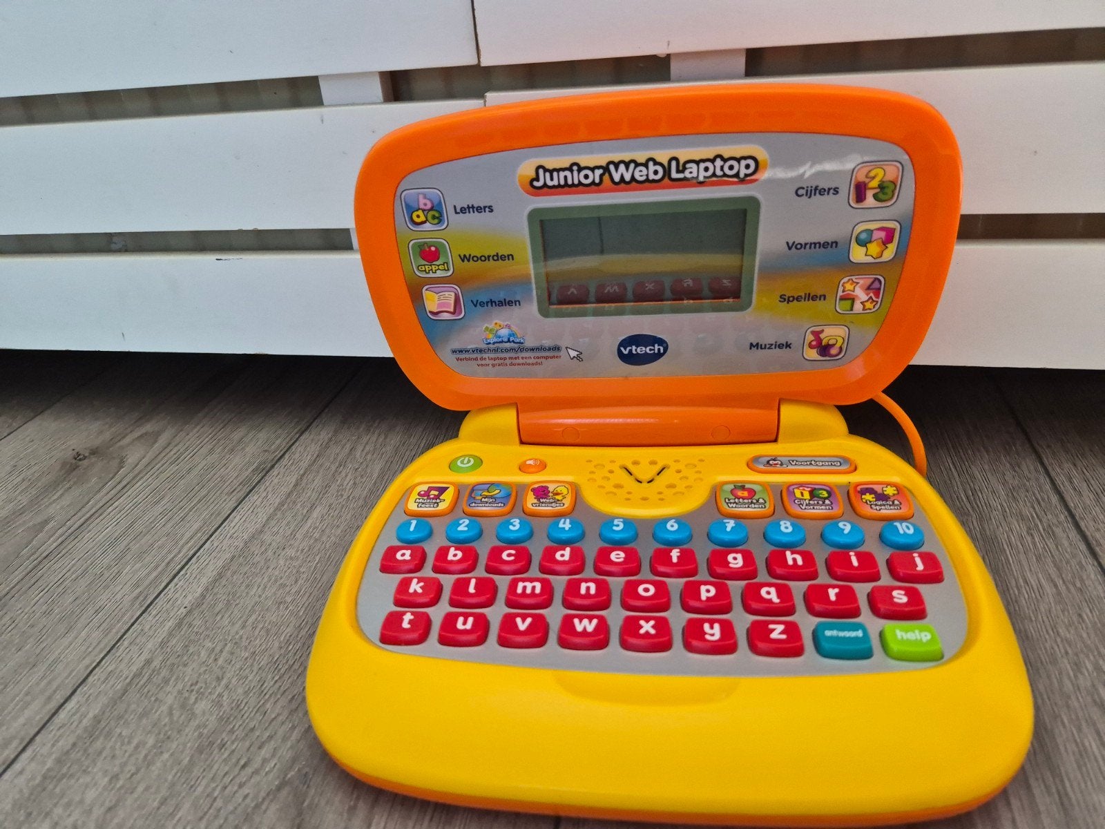 VTech Junior Web Laptop - Educatief Speelgoed, Kinderen en Baby's, Speelgoed | Vtech, Ophalen, Gebruikt, 2 tot 4 jaar