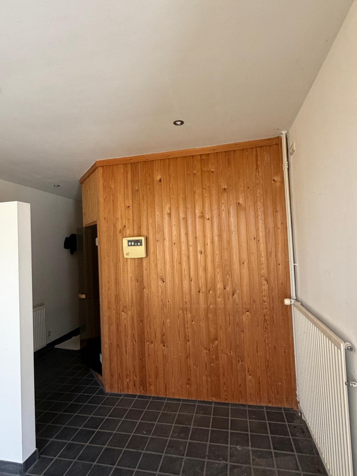 Sauna met Harvia Stookkachel 4-6 personen., Sport en Fitness, Sauna, Ophalen, Zo goed als nieuw, Complete sauna