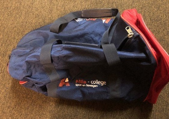 Sporttas Alfa College, Ophalen of Verzenden, Zo goed als nieuw