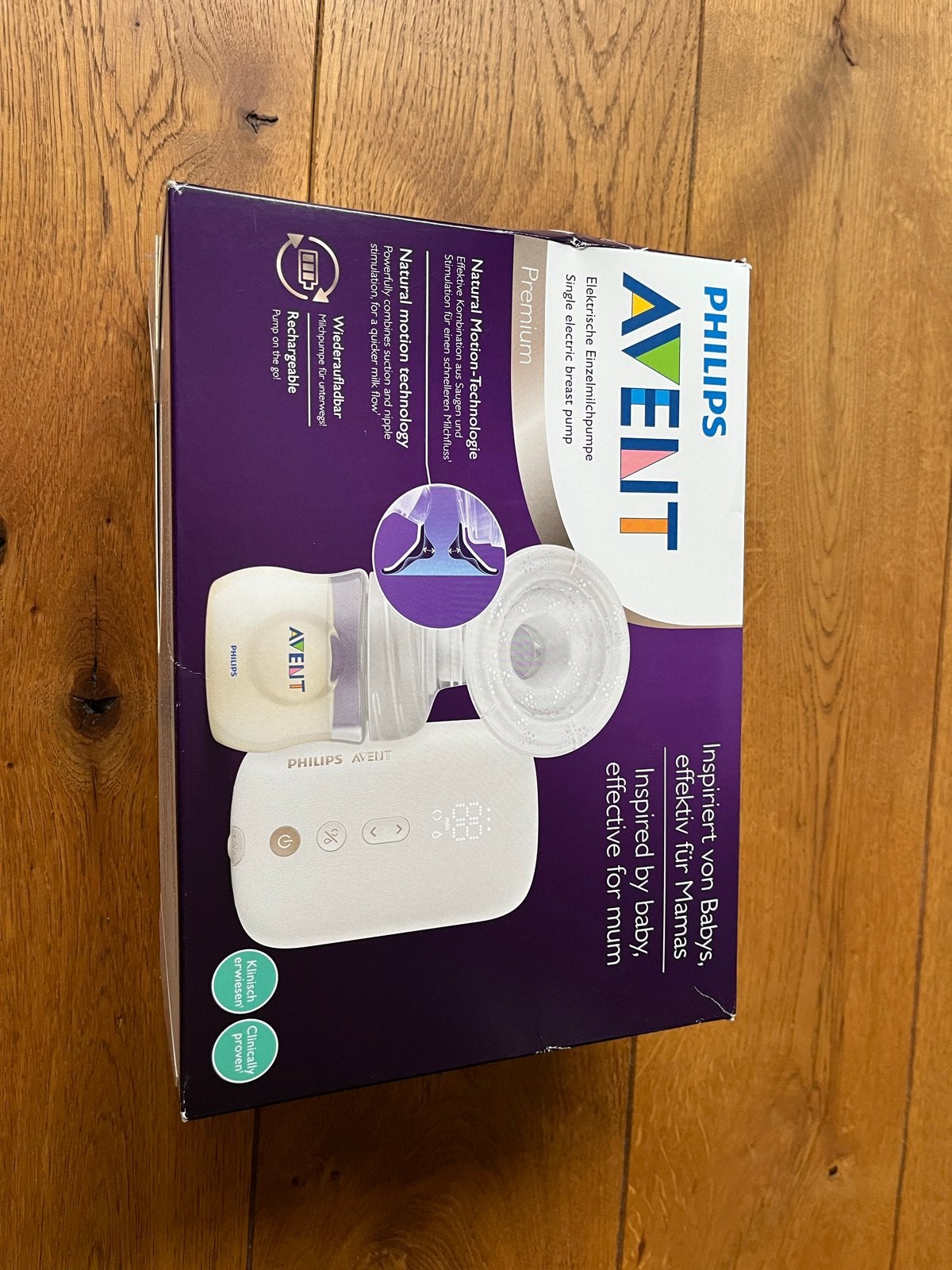 Philips Avent Borstkolf, Flessenwarmer, Flessen & Droogrek, Borstkolf, Zo goed als nieuw, Draadloos, Philips Avent