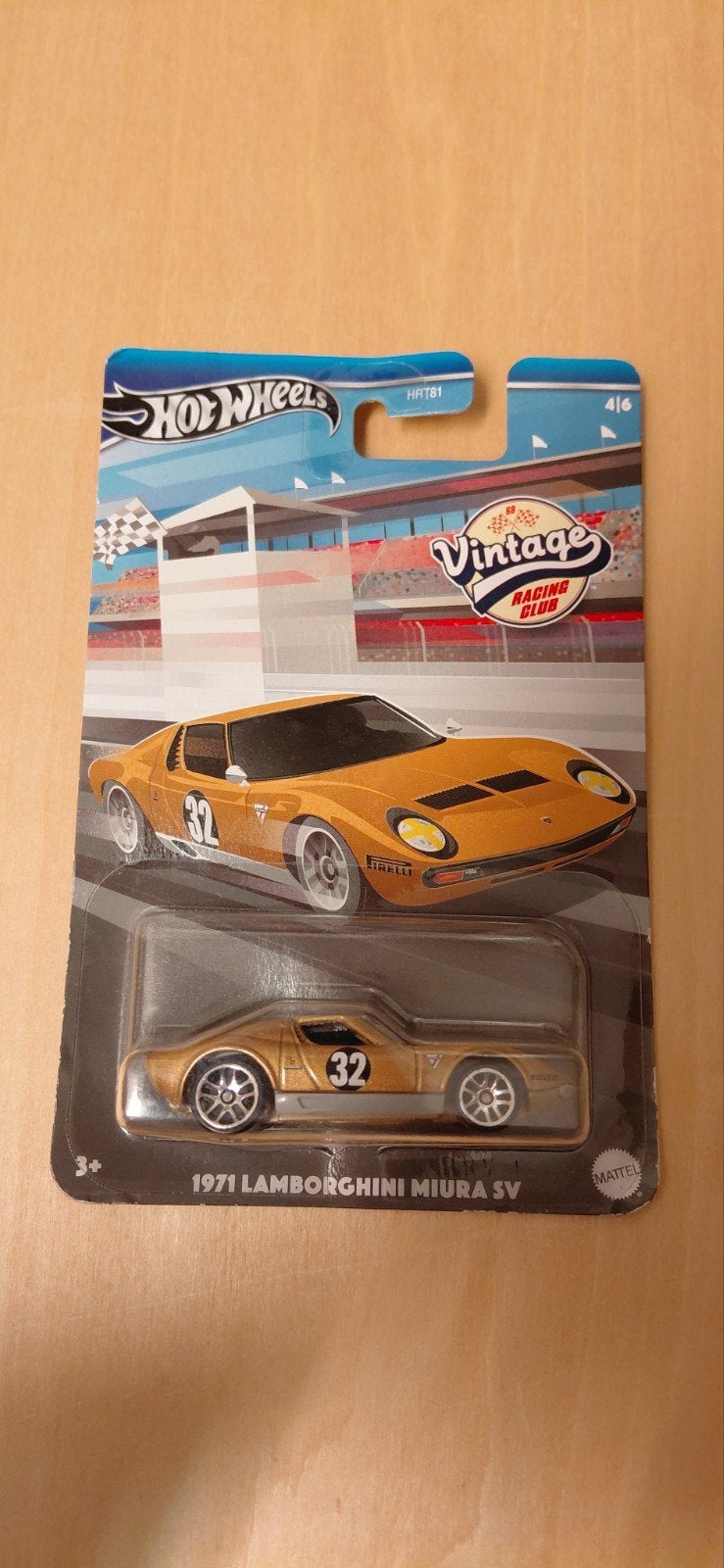 Hot Wheels Vintage Racing Club 1971 Lamborghini Miura SV, Ophalen of Verzenden, Nieuw, Auto
