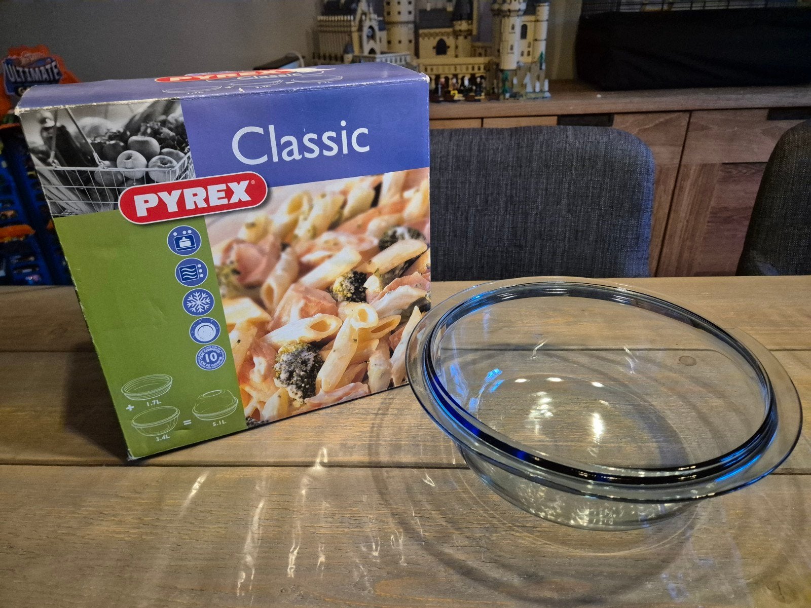 Pyrex Classic Ovenschaal zonder deksel - 1.7L, Ophalen, Nieuw, Overige merken, Glas