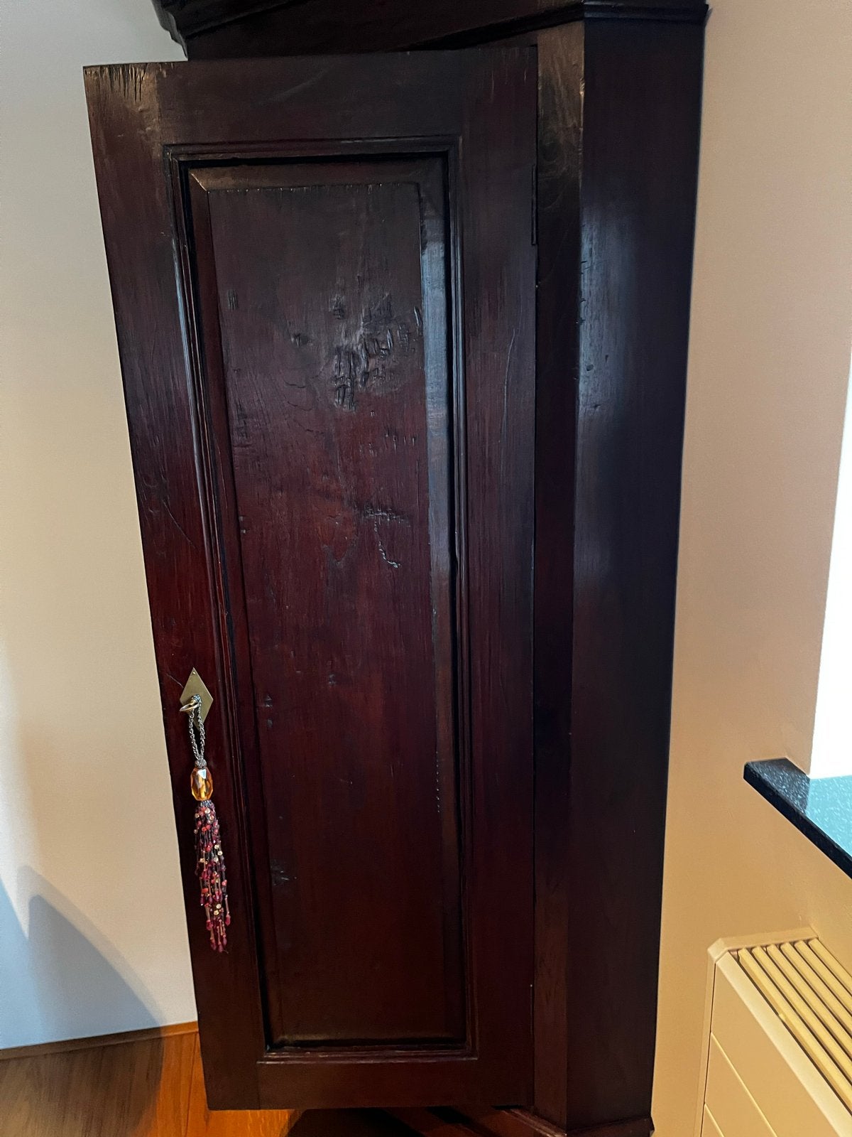 Oude Teak Hoekkast van Dirks Meubel - Zeer Goede Staat, Ophalen