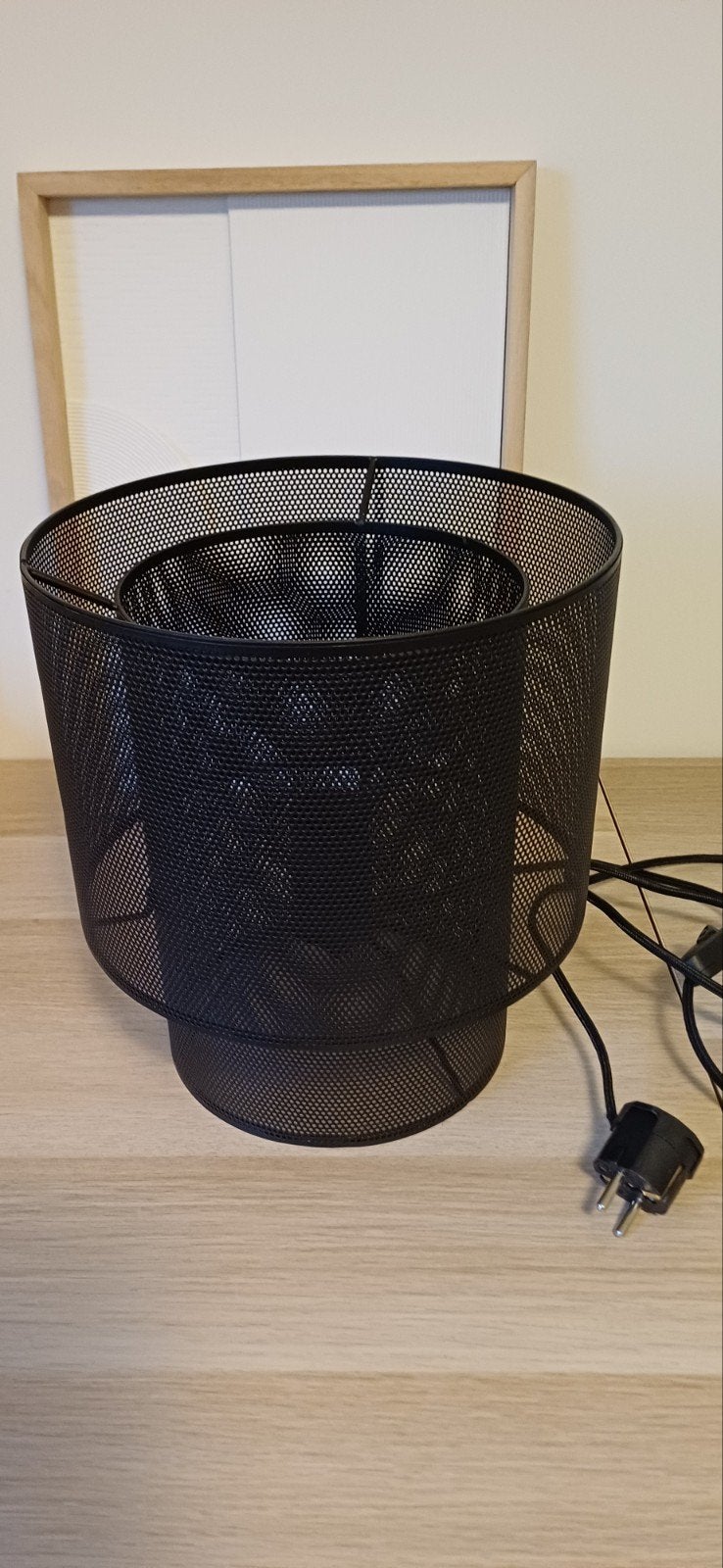 tafellamp zwart, 27 cm, Nieuw, Ophalen of Verzenden, Zwart