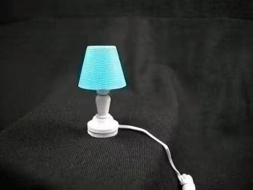 Heidi Ott Miniatuur Lamp 12 Volt - Blauw, Ophalen of Verzenden, Zo goed als nieuw