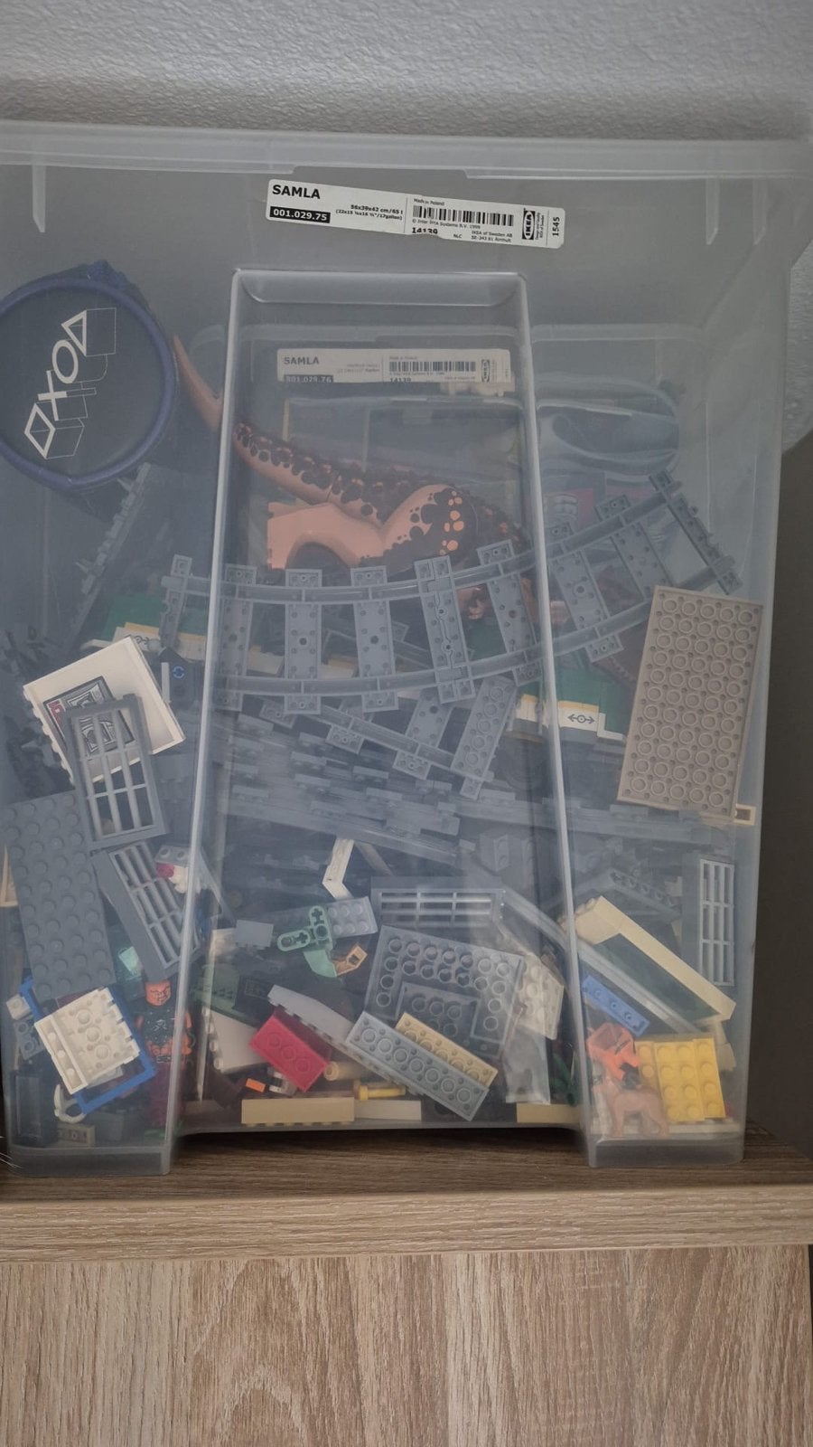 Grote partij LEGO met diverse sets en handleidingen, Ophalen, Lego, Losse stenen, Inclusief instructies