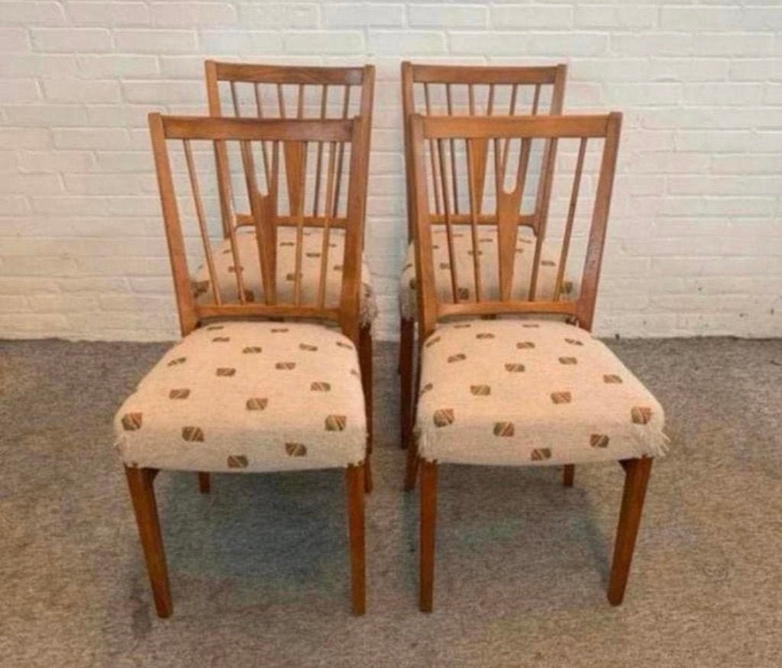 Stoelen vier Eetkamerstoelen Nils Jonsson voor Hugo Troeds, Ophalen of Verzenden