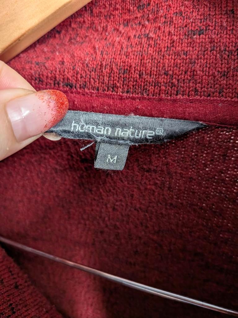 Human Nature vest maat M donker rood, Human Nature, Maat 48/50 (M), Human Nature, Ophalen of Verzenden