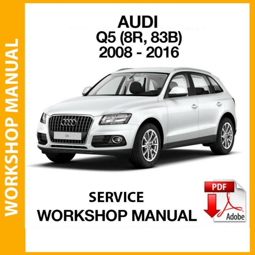 Audi Q5 2008-2015 Workshop Manual op DVD in PDF formaat, Auto diversen, Handleidingen en Instructieboekjes, Verzenden
