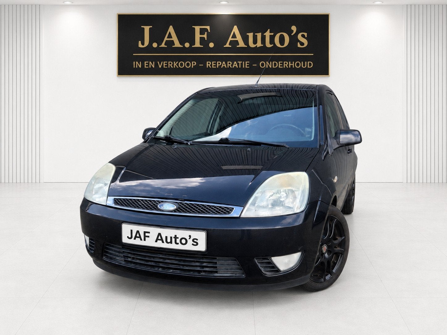 Ford Fiësta 1.3 8V 3DR 2005 Zwart, 1299 cc, 40 €/maand, 4 cilinders, Zwart