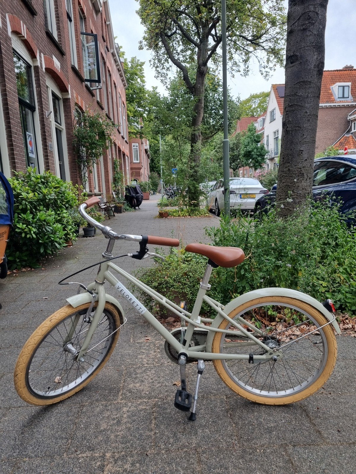 Veloretti Junior, 20 inch, Peble Grey, Fietsen en Brommers, Fietsen | Kinderfietsjes, Ophalen, Gebruikt, Veloretti, Terugtraprem