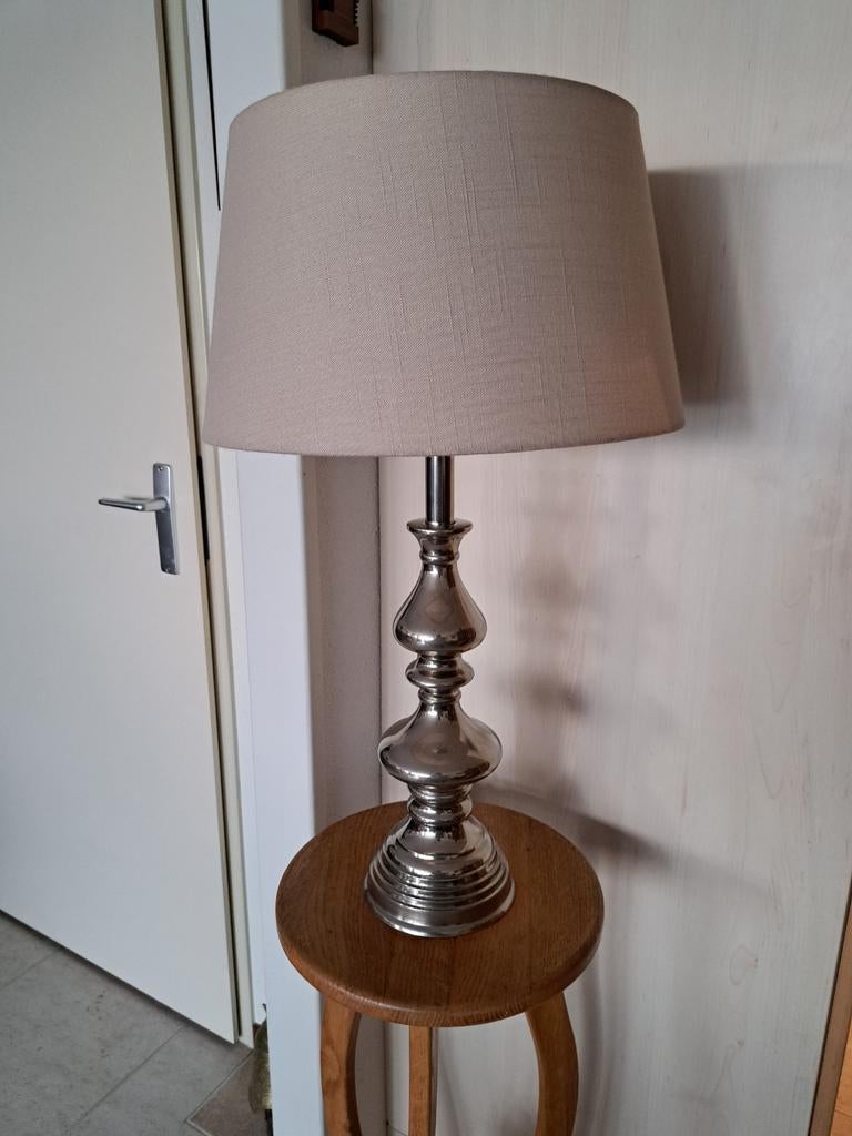 Mooie Chrome schemerlamp, Huis en Inrichting, Ophalen of Verzenden, Minder dan 50 cm