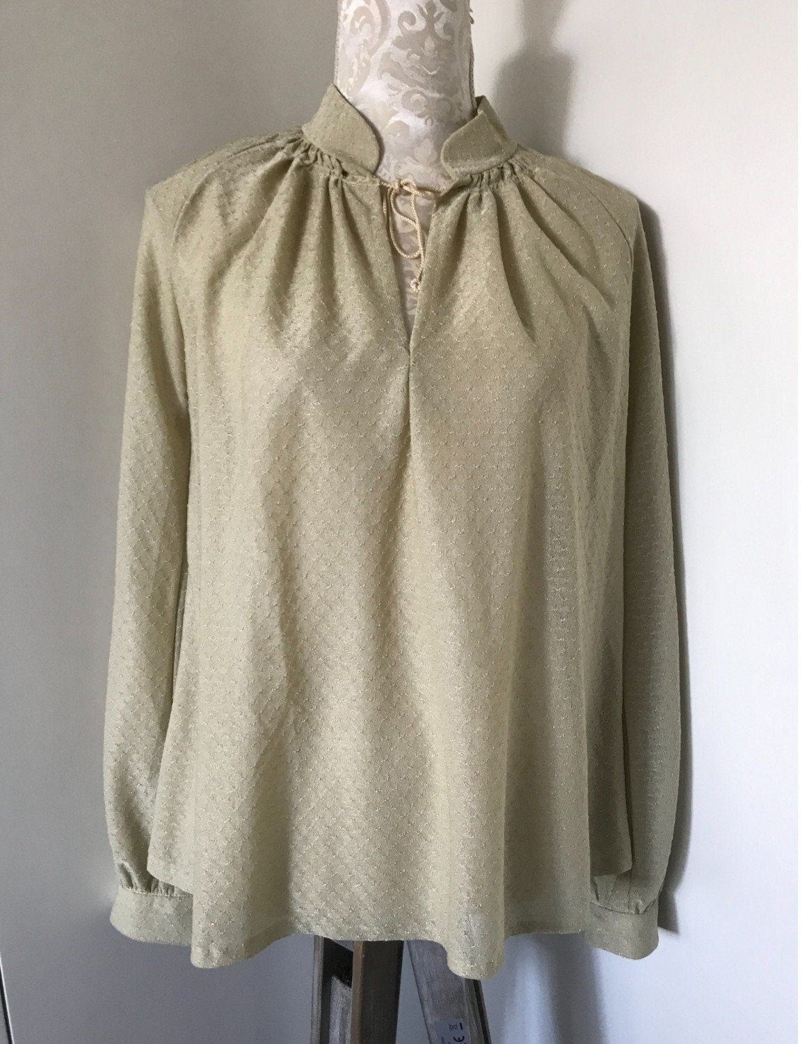 Vintage Blouse, Kleding | Dames, Ophalen of Verzenden, Zo goed als nieuw, Maat 38/40 (M), Overige kleuren