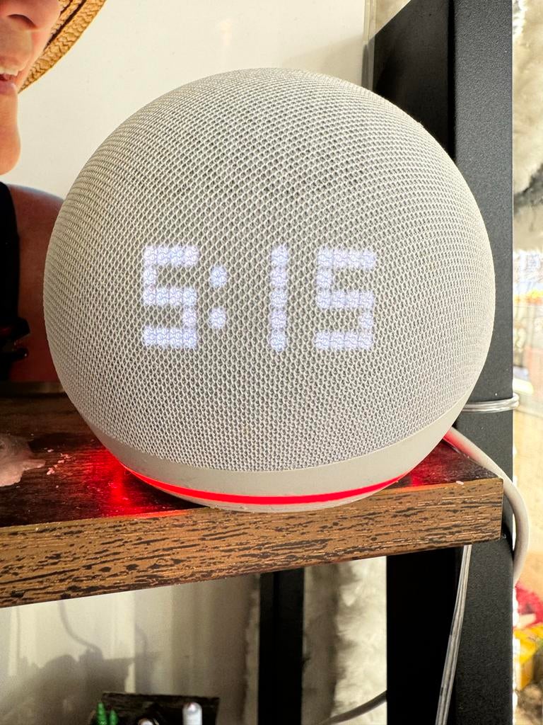 Amazon Alexa Echo Dot met display weergave, Overige merken, Overige typen, Ophalen of Verzenden, Zo goed als nieuw