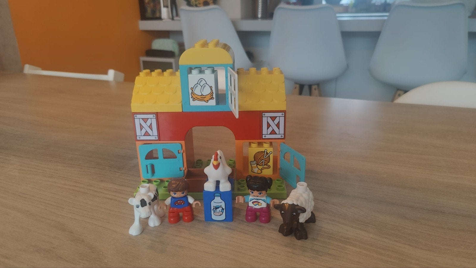 LEGO Duplo Boerderij met Dieren en Figuren, Ophalen of Verzenden, Zo goed als nieuw, Overige merken
