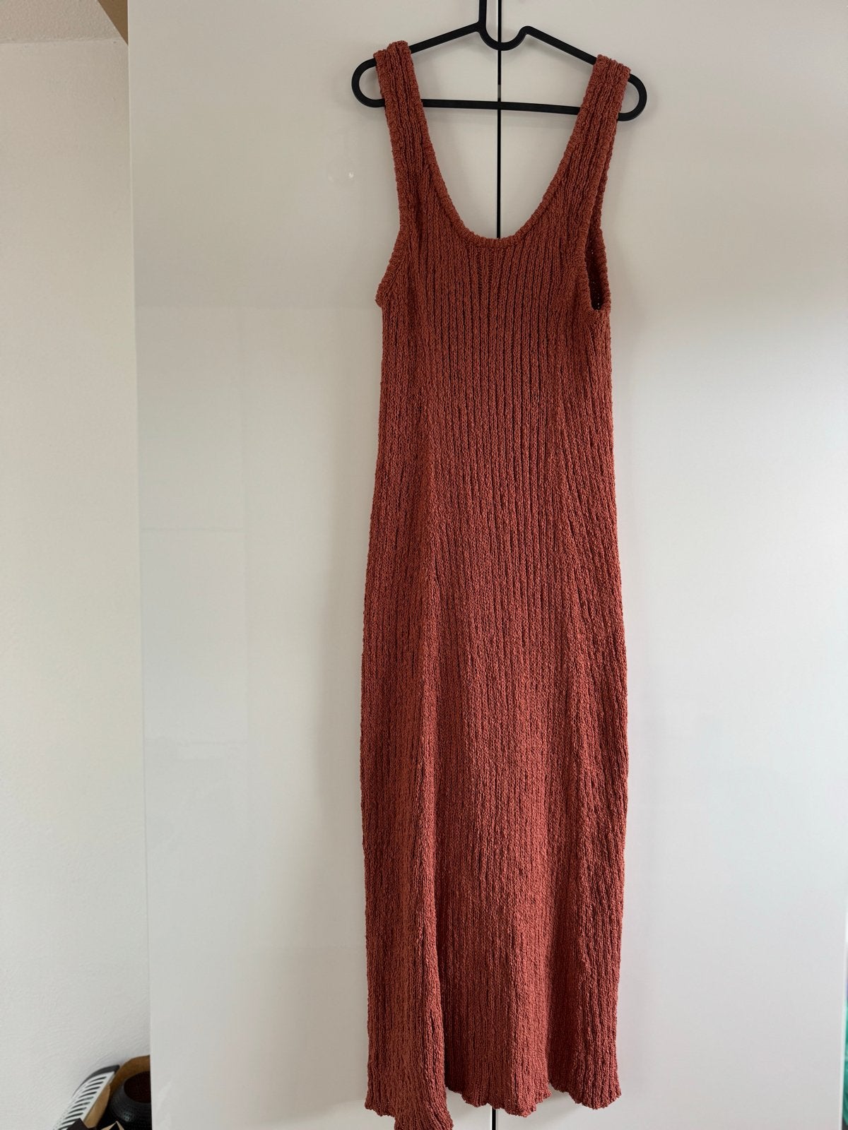 H&M gebreide jurk maat XL, Kleding | Dames, Jurken, Maat 46/48 (XL) of groter, Oranje, Ophalen of Verzenden, Zo goed als nieuw