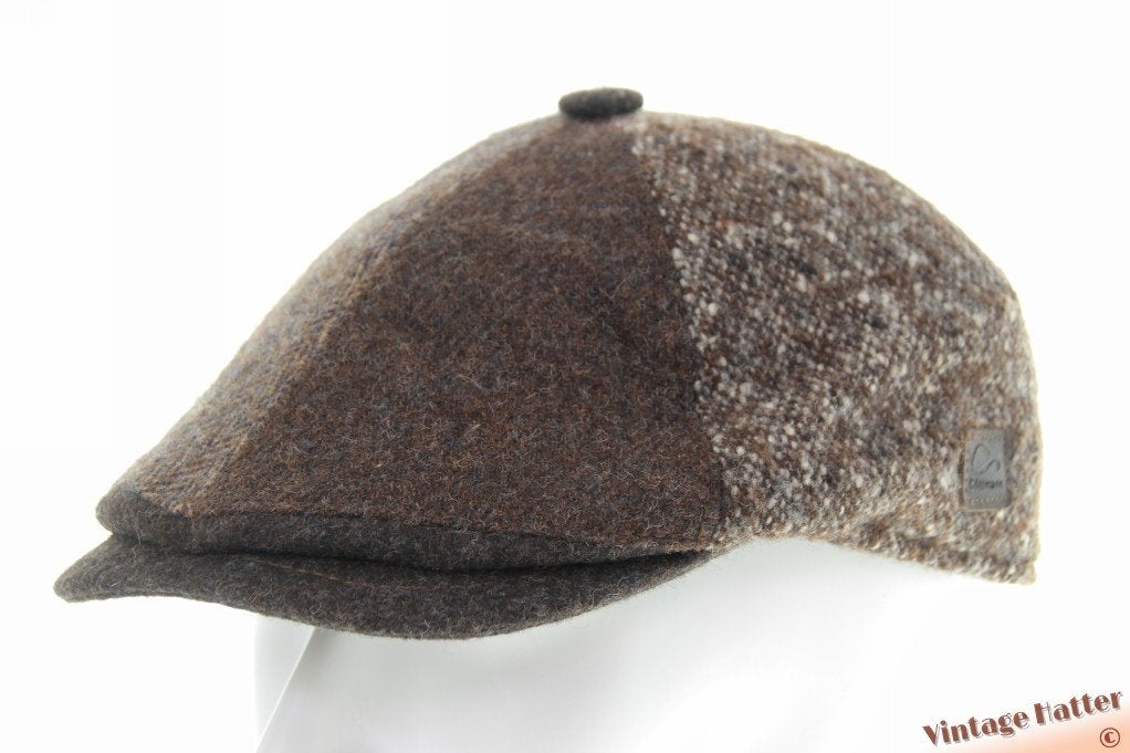 Vintage Patchwork paperboy pet Gottmann bruin wol 57,5